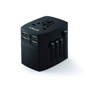 Anker Universal Travel Adapter With 4 Usb Ports - A2730H11