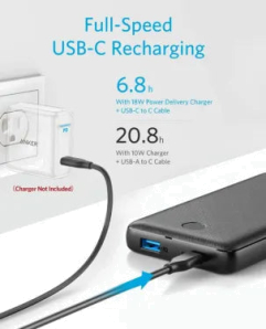 Anker Power Core Essential 20000Mah Pd (A1287H11)  Black