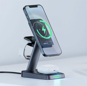 Acefast 3 In 1 Fast Wireless Charger Desktop Holder E3