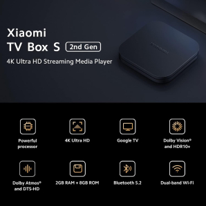 Xiaomi TV Box S 2nd Gen 4K Smart TV Box