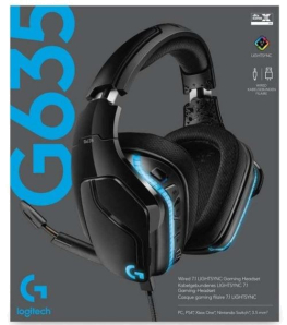 Logitech G635 7.1 LIGHTSYNC RGB Gaming Headset - Wired